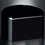 Black Glass Base - Cut Circle 2